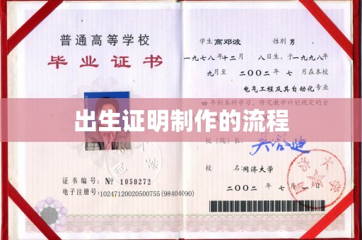 甘孜出生证明制作的流程