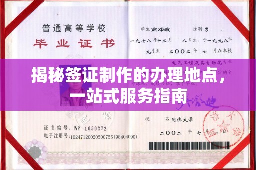 甘孜揭秘签证制作的办理地点，一站式服务指南