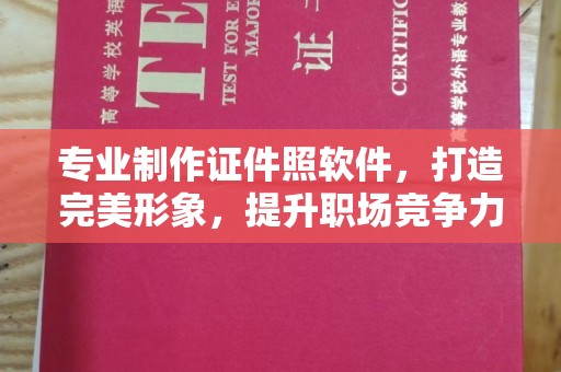 甘孜专业制作证件照软件，打造完美形象，提升职场竞争力