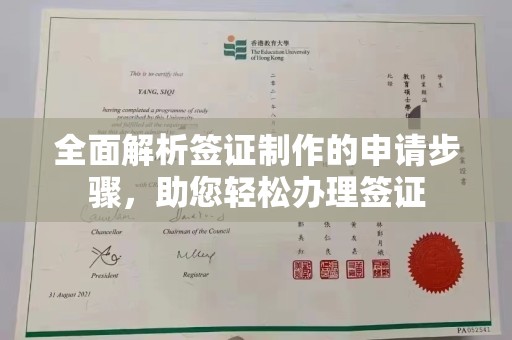 甘孜全面解析签证制作的申请步骤，助您轻松办理签证
