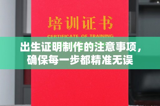 甘孜出生证明制作的注意事项，确保每一步都精准无误