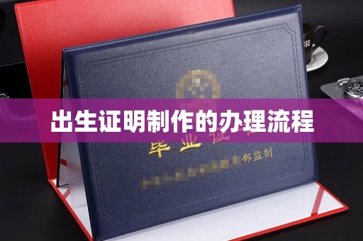 甘孜出生证明制作的办理流程