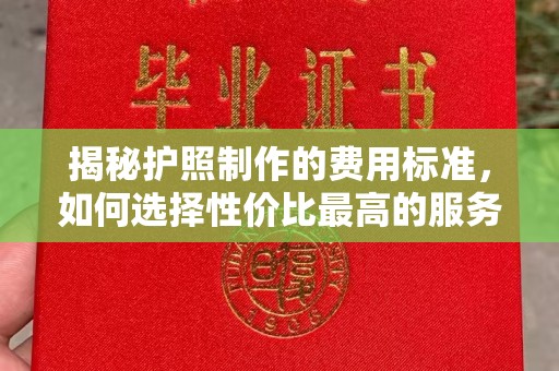 甘孜揭秘护照制作的费用标准，如何选择性价比最高的服务？